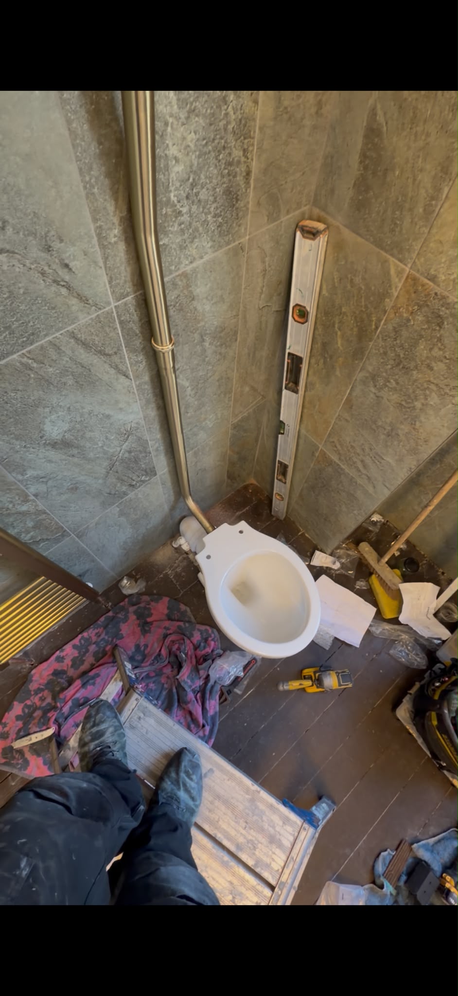 Recent plumbing and heating job