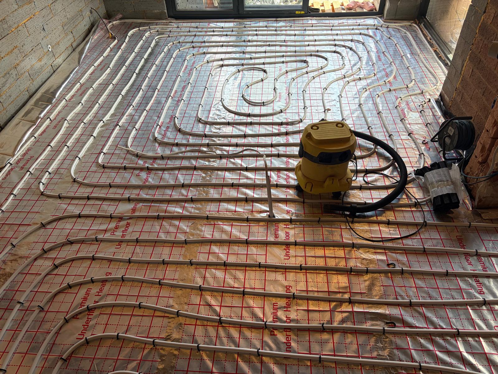 Recent plumbing and heating job